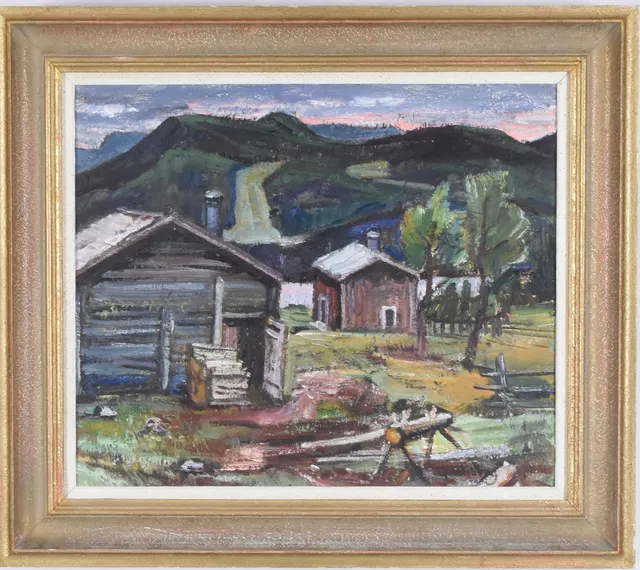 GUNNAR WIBERG. Olja på pannå.