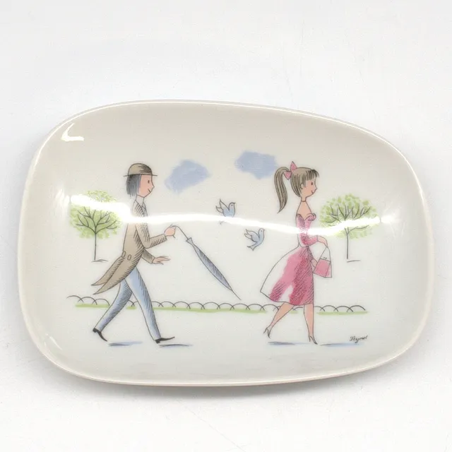 RAYMOND PEYNET. PORZELLAN SCHALE ROSENTHAL.