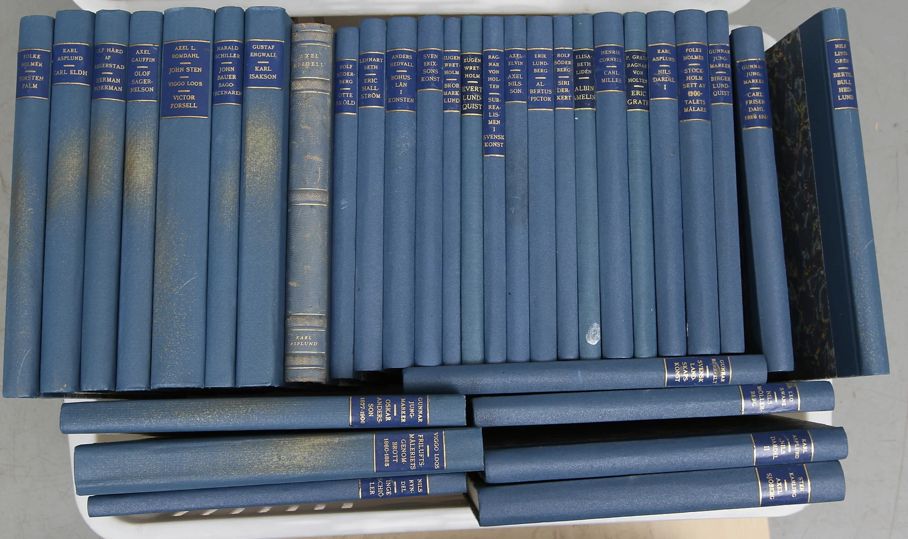 KONSTLITTERATUR, 33 delar, Sveriges Allmänna Konstförenings publikationer. — Books, Maps & Manuscripts — Gomér & Andersson Linköping