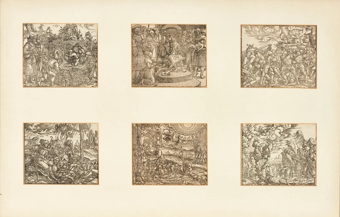 GEORG LEMBERGER (c. 1490-1500-c. 1540-1545), träsnitt, 6 st, 1500-tal. — Engravings & Prints — Crafoord Auktioner Stockholm