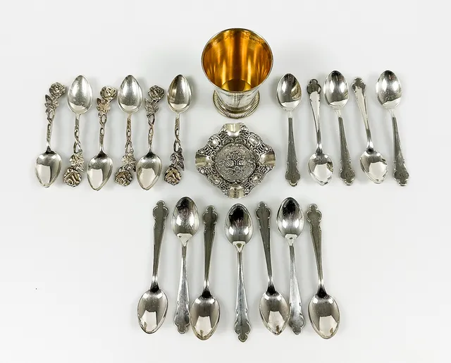 PARTI SILVER, 20 delar, silver.