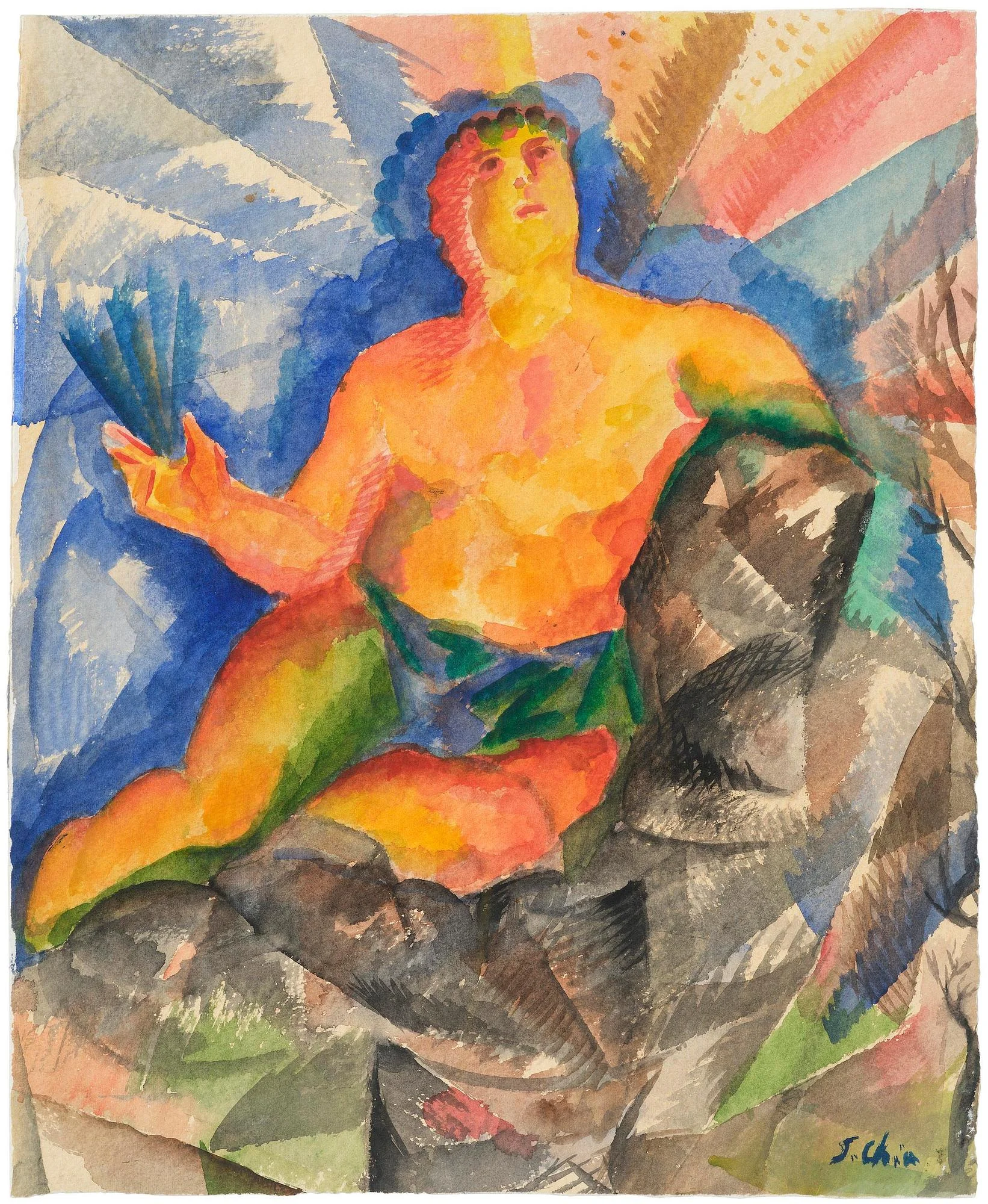 Sandro Chia, Utan titel. — Bukowskis