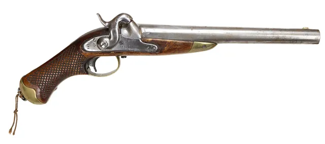 729. SLAGLÅSPISTOL, m/1850 FLANKÖR, CARL GUSTAV.