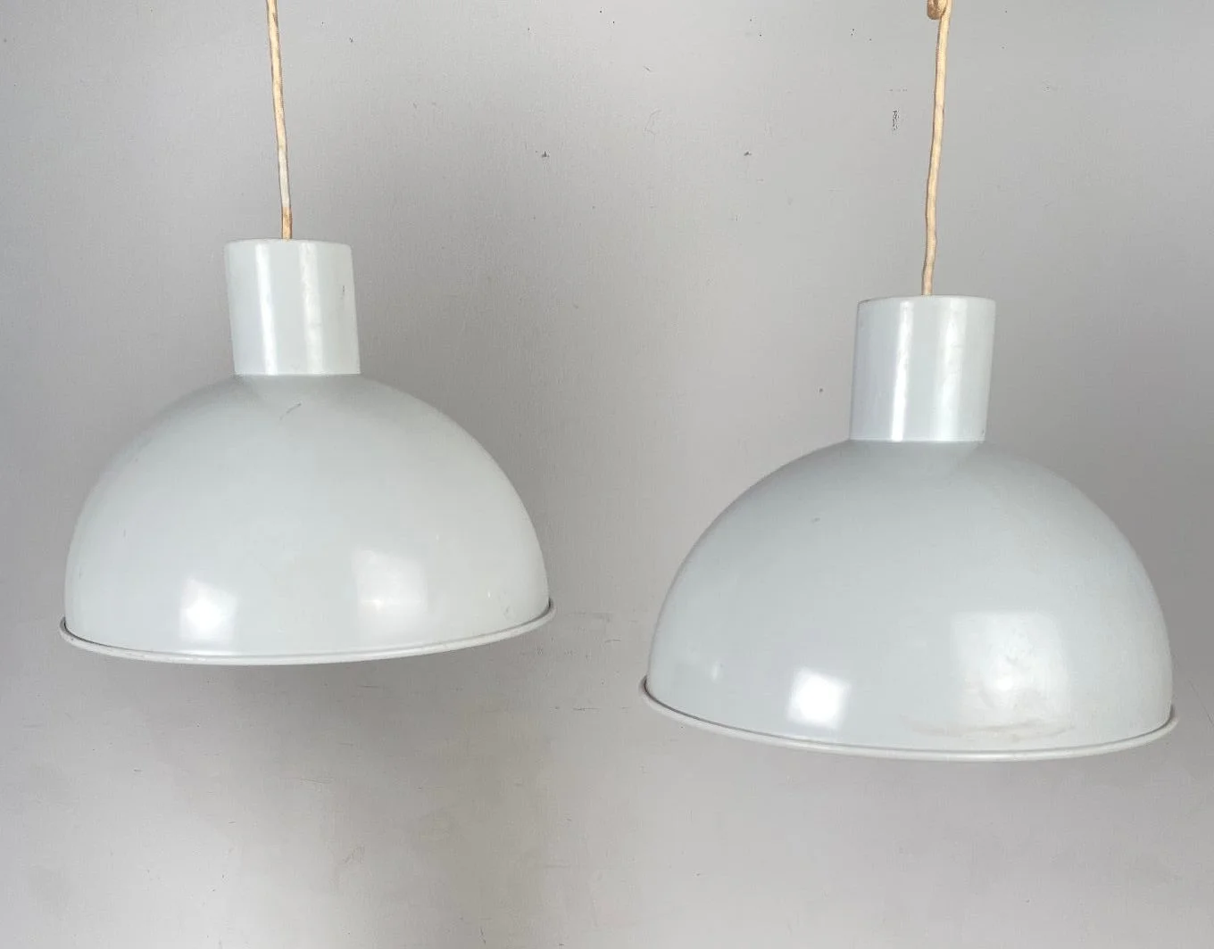 JOHANNES HAMMERBORG. Paar Bunker Ceiling Lampe für Fog & Mørup, 1950er. — Ceiling lights — Stockholms Auktionsverk Düsseldorf/Neuss