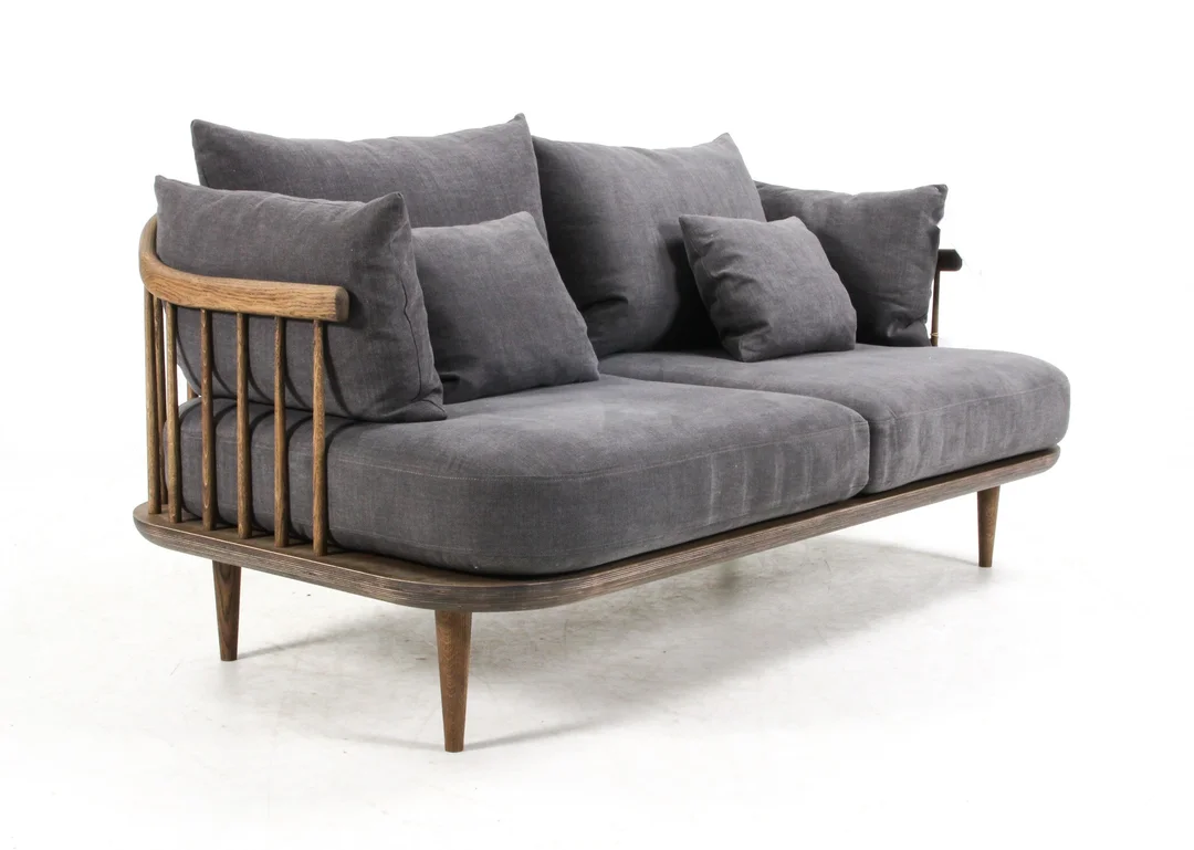 35.35. Space Copenhagen for &Tradition. Two-seater sofa model Fly SC2, smoked oak — Furniture/Lounge suites, sofas — Lauritz