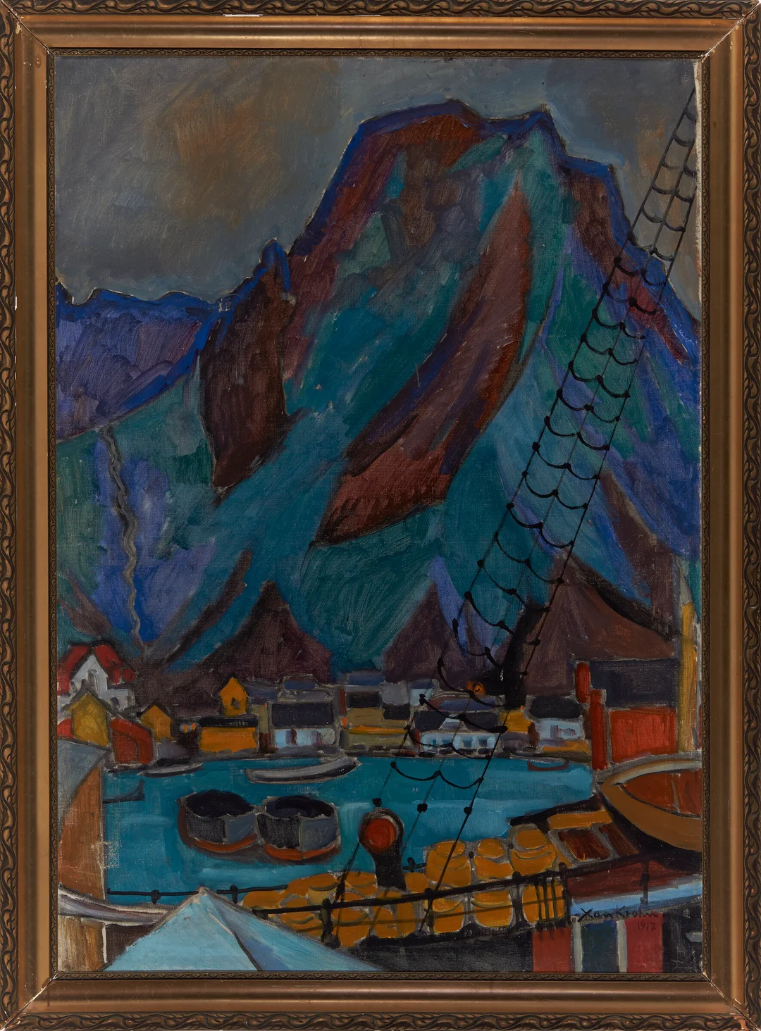 Krohn, Xan — Fra Lofoten, 1917 — Kunst/Maleri — Blomqvist