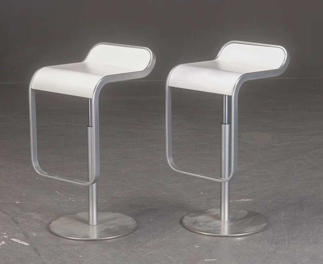 Shin & Tomoko Azumi. Et par barstole, model LEM (2) — Furniture/Chairs — Lauritz