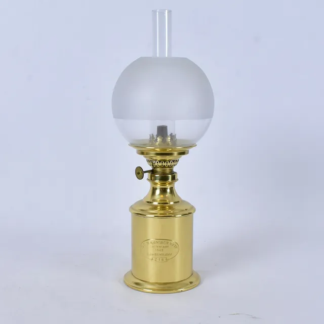 BORDSFOTOGENLAMPA, mässing och glas, G.V. Harnisch, köpenhamn.