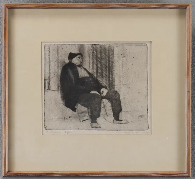 EINAR PERSSON. Vilande man.