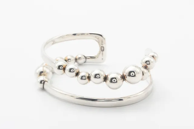 Georg Jensen, Moonlight Grapes armring af sterling sølv