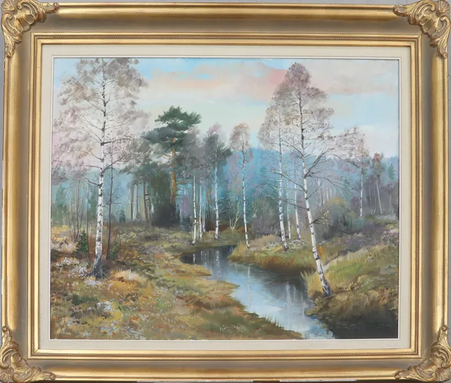 DAN MARTIN MASELL. Olja på duk, signerad.