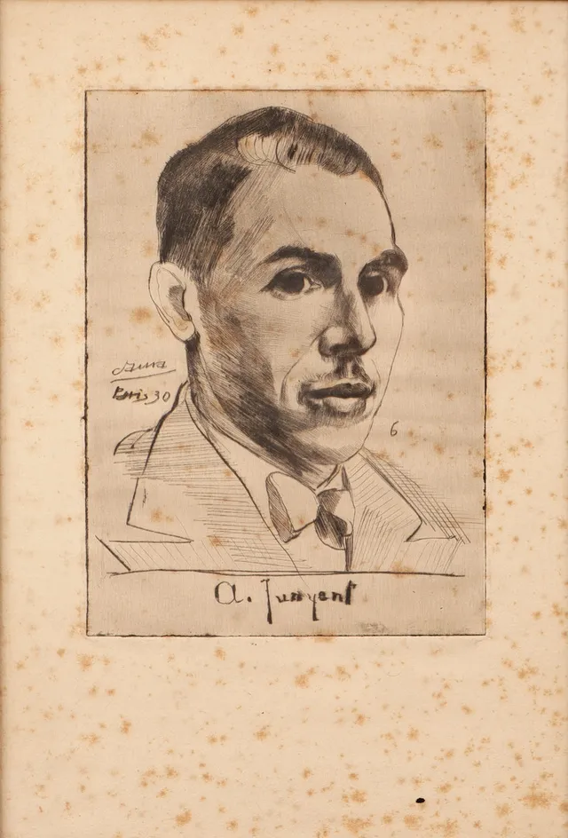PERE DAURA (1896-1976). Retrato de Albert Junyent.