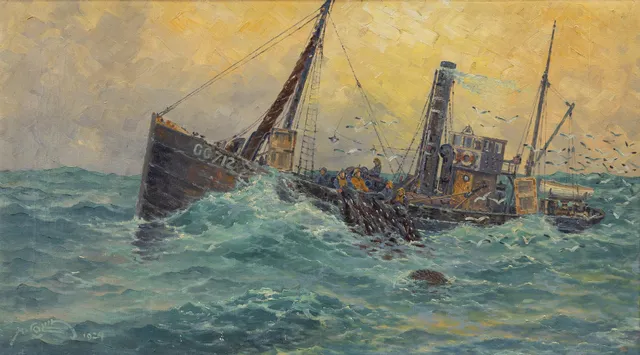 Alfred Collin, Fiskebåt.