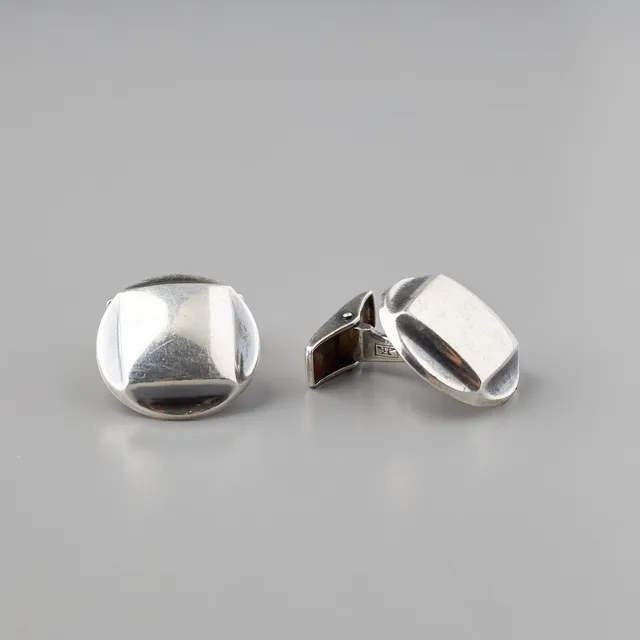 ELIS KAUPPI. MANSCHETTKNAPPAR, silver, Kupittaan Kulta, Åbo 1962.