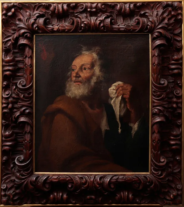 PROBABLY 17TH CENTURY ITALIAN SCHOOL. The tears of Saint Peter.