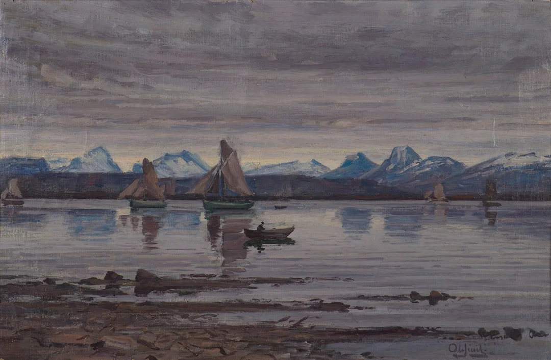Juul, Ole — Nordnorsk kystlandskap — Kunst/Maleri — Blomqvist