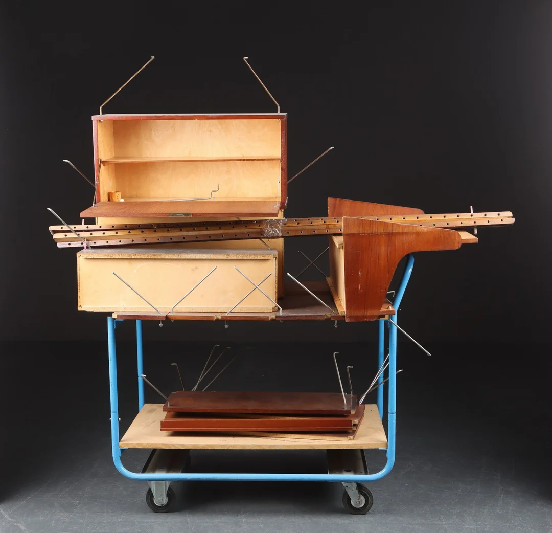 Reolsystem af teak, 1950-60'erne (21) — Furniture/Shelving — Lauritz