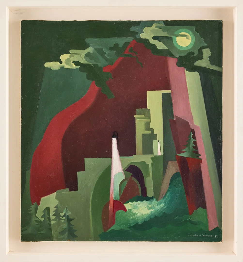 LAMBERT WERNER. I månens sken. — Paintings — Stockholms Auktionsverk Magasin 5