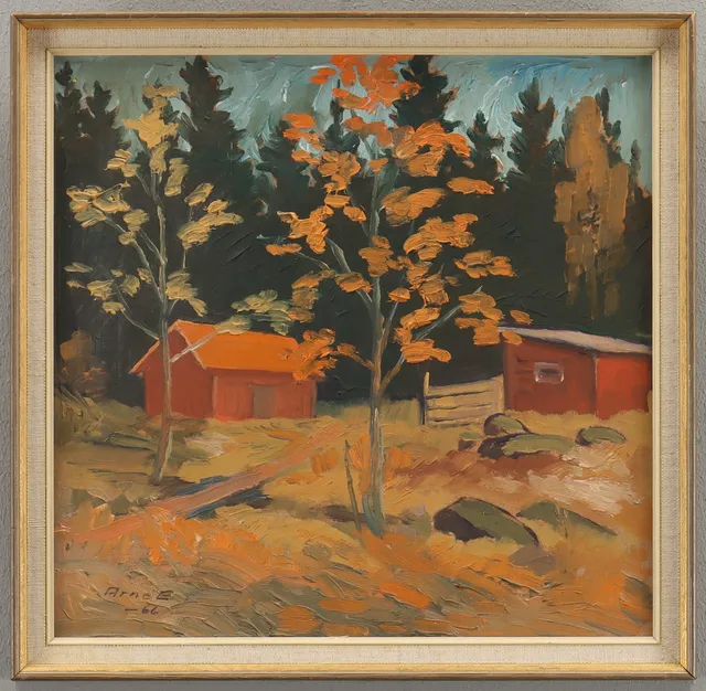 ARNE ERICSON. Höstlandskap.