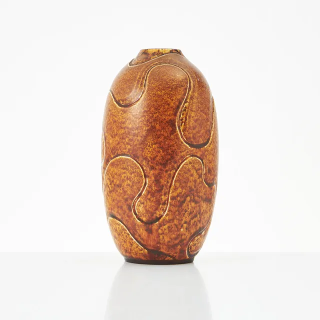 JACOB BANG (1899-1965). vas, glaserat stengods, monogramsignerad JB.
