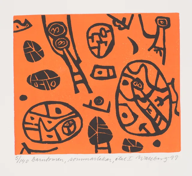 Wallberg, Bengt — "Barndomen, sommarlekar" 1999