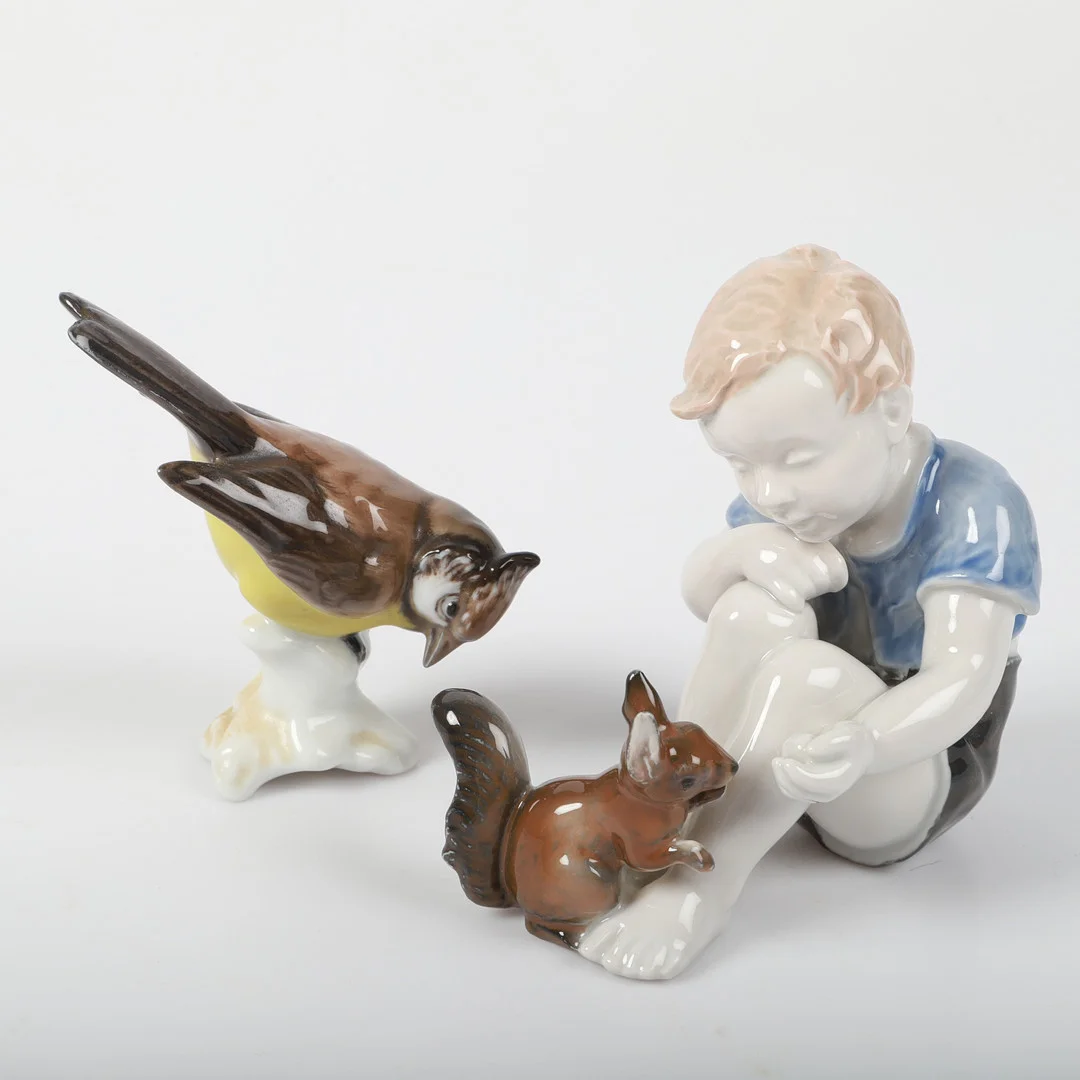 FIGURINER, 2 stycken, porslin, Rosenthal, Tyskland. — European — Helsingborgs Auktionskammare