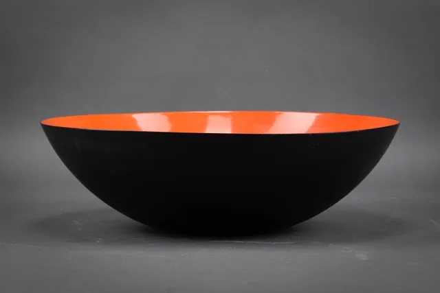 Herbert Krenchel. Krenitskål, rød / orange