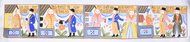 BONADSMÅLNING, 1900-talets senare del.