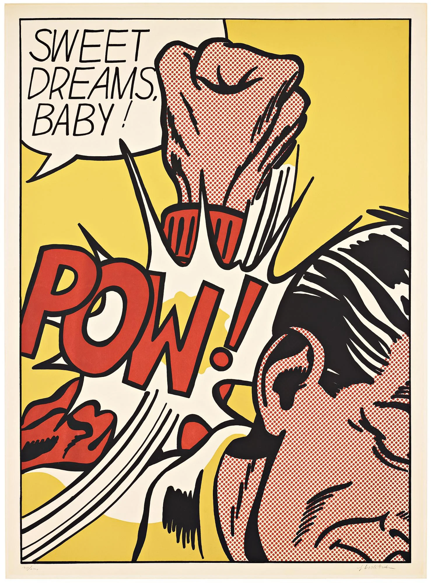 Roy Lichtenstein, "Sweet Dreams Baby!". — Bukowskis