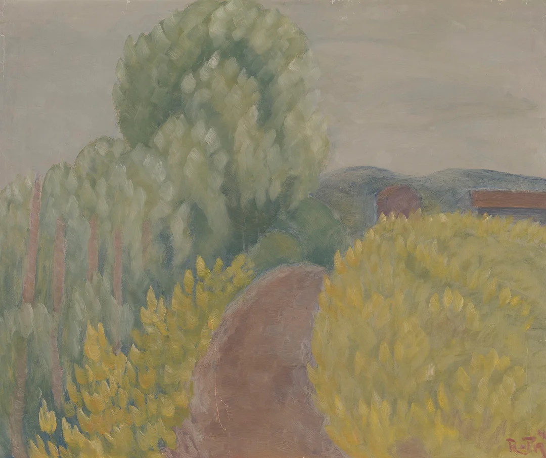 Thygesen, Rudolph — Grønt landskap, 1944 — Kunst/Maleri — Blomqvist