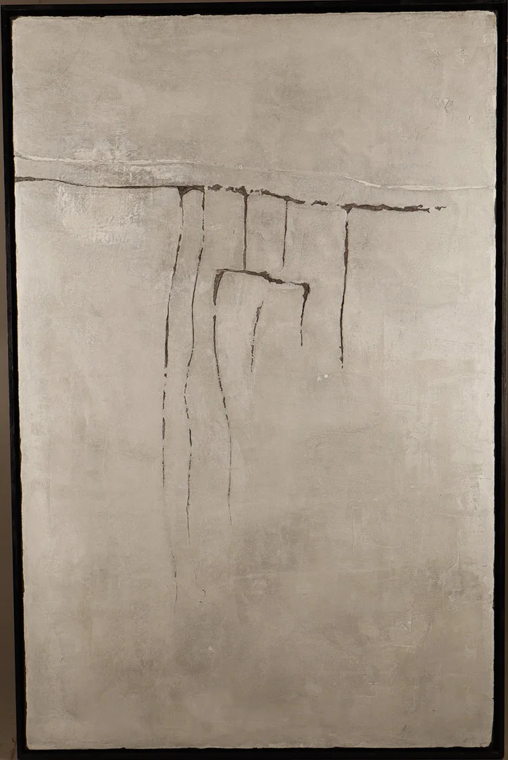 NURIA GUINOVART. "No caura" cemento y ceras. — Paintings — Barcelona Auctions