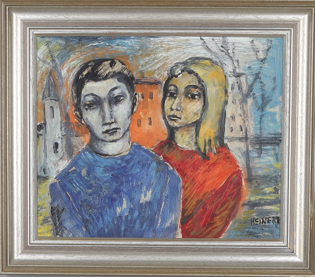 ERIK HEINERTZ. olja på pannå, signerad. — Paintings — Gomér & Andersson Norrköping