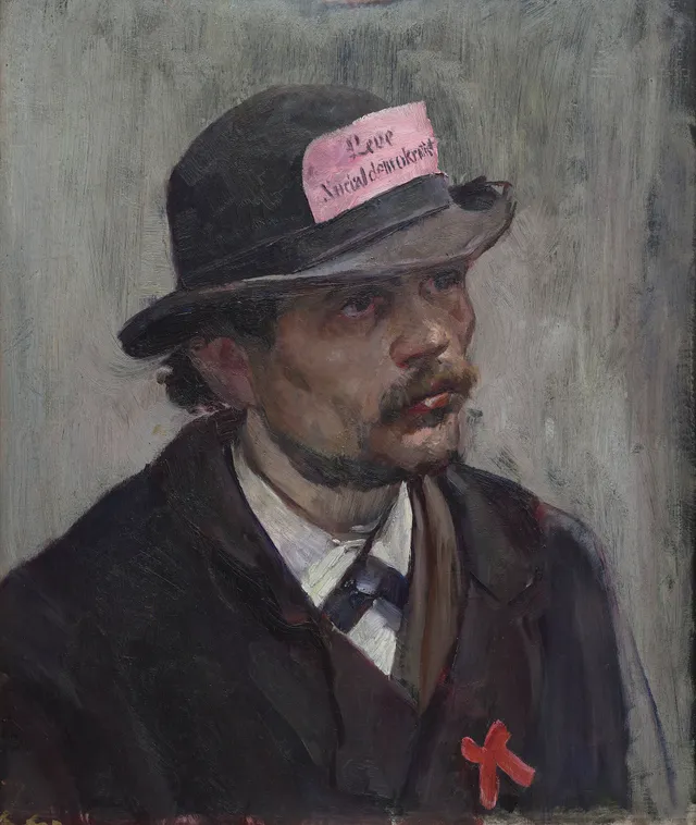 Krohg, Christian — En sosialist, 1888