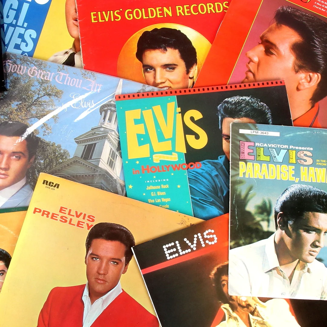 ELVIS PRESLEY, 18 st, LP-Skivor + CD Box. 1960/80-tal. — Audio, Vinyl & Hi-Fi — Stadsauktion Sundsvall