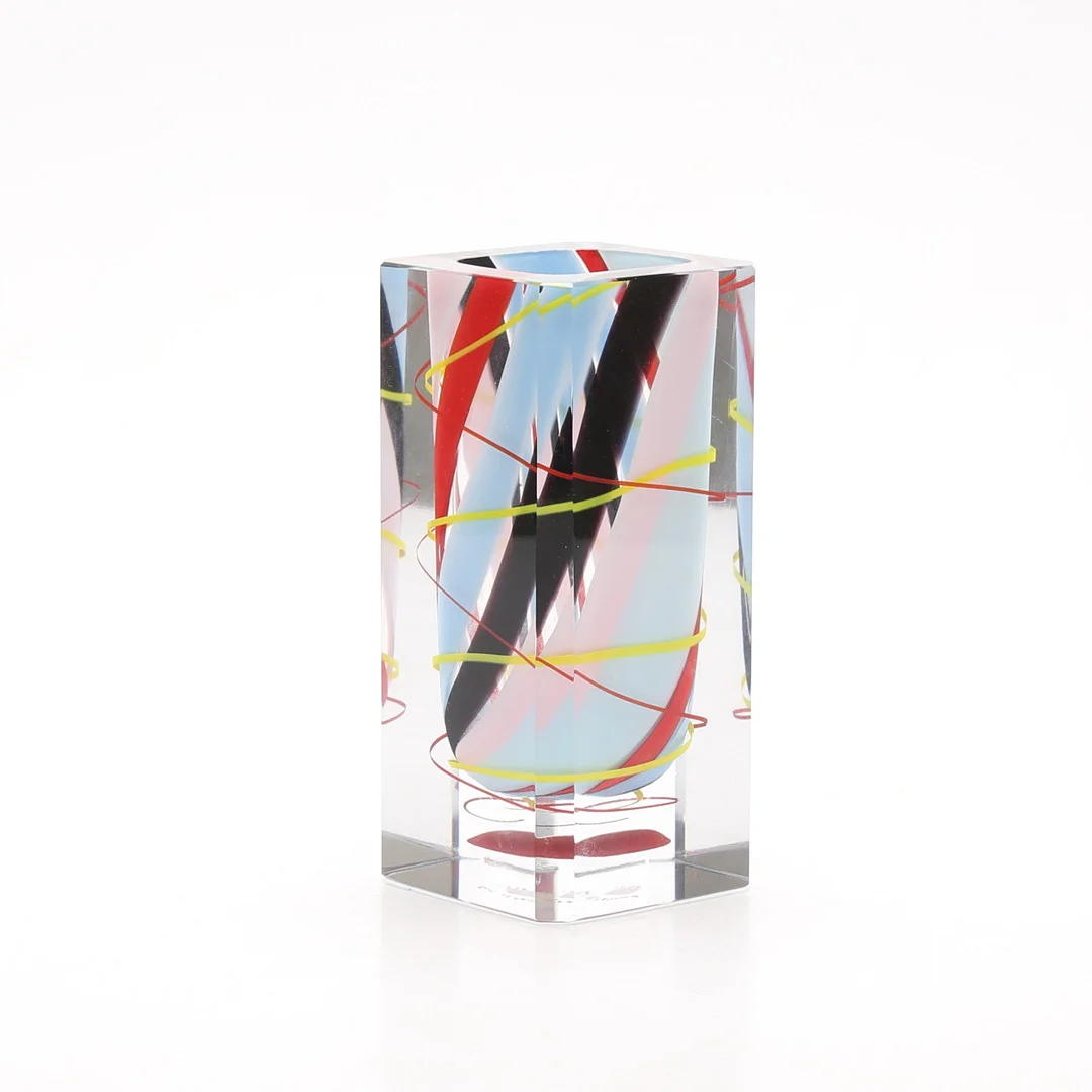 ERIK HÖGLUND. Vas, glas, Strömbergshyttan 1990. — Art glass — Gomér & Andersson Linköping