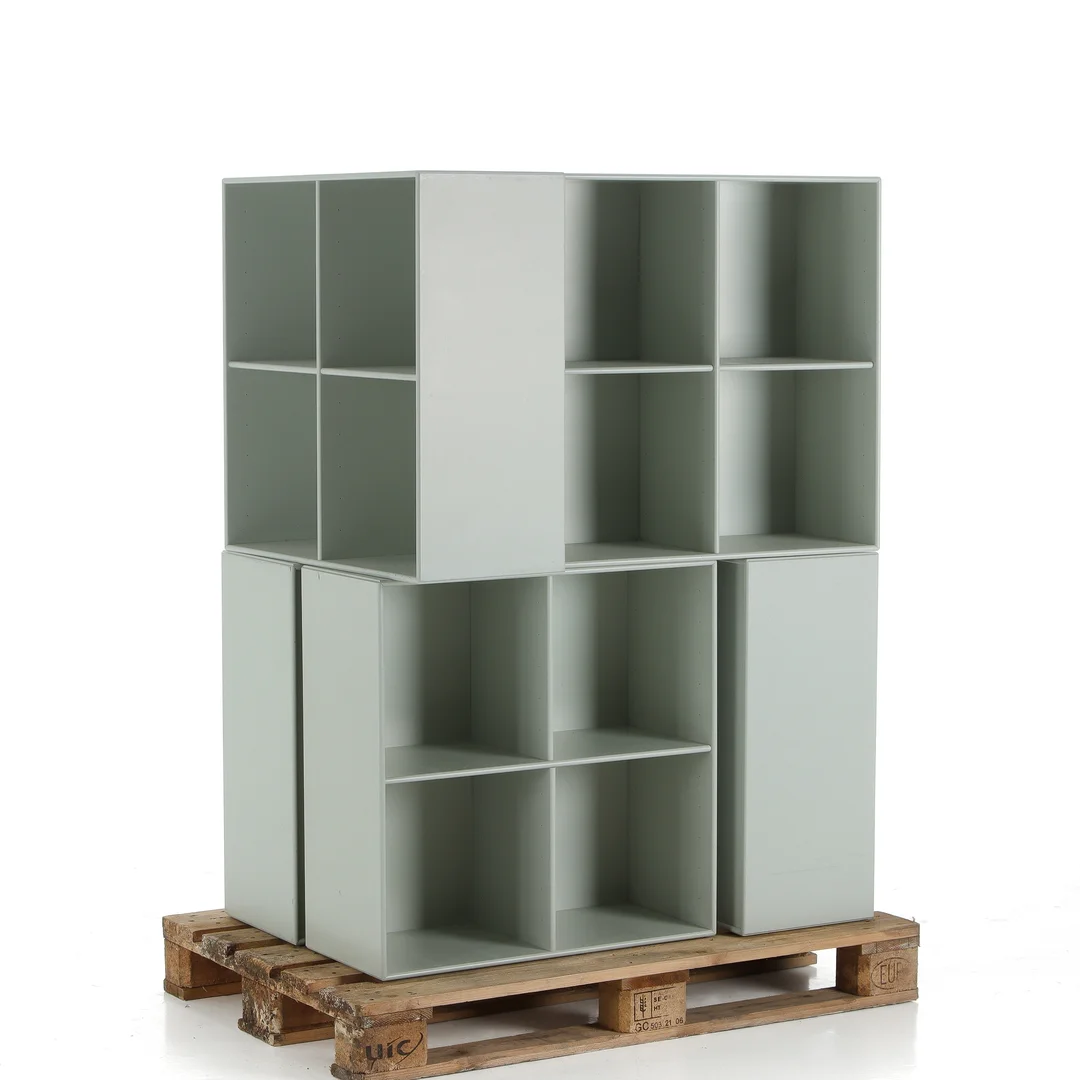 Peter J. Lassen. Set of six Montana shelves - Grey (6) — Furniture/Shelving — Lauritz