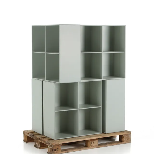 Peter J. Lassen. Set of six Montana shelves - Grey (6)