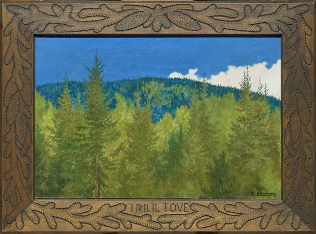 Kittelsen, Theodor — «Der fløy en fugl over granehei» «Tirilil-Tove» 1904
