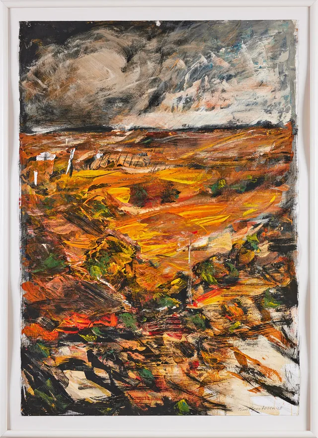 TOM KRESTESEN. "Landskapet II".