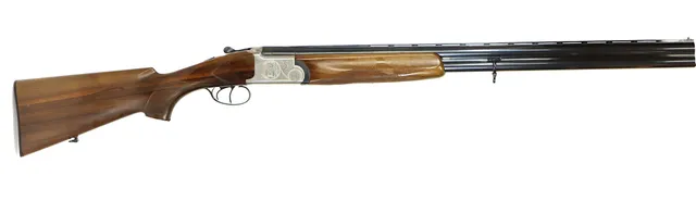 HAGELGEVÄR MED EXTRA HAGELPIPSET, fabrikat Varini, kaliber 12/70, tillv.nr 26243, se-nr SE1193454.