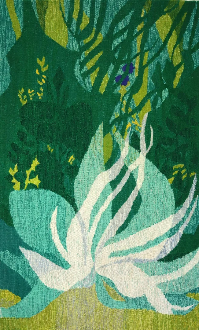 K ZIENICKI OCH B KORNECKA. Vävnad, "Lilje", ull, ca 78 x 131 cm. — Carpets — Höganäs Auktionsverk