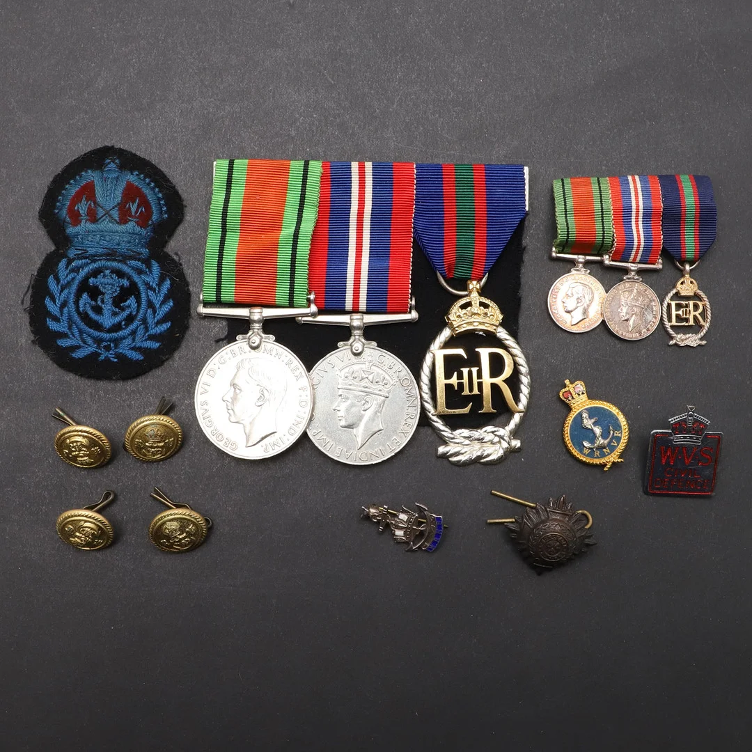A SECOND WORLD WAR AND LATER GROUP OF THREE TO THE WOMEN'S ROYAL NAVAL SERVICE. — Orders & Medals — Lawrences Auctioneers