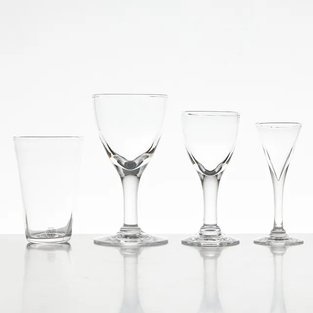 INGEGERD RÅMAN. Glasservis "Bellman", 25 delar, Skruf. Sigenarade I.Råman Skruf.