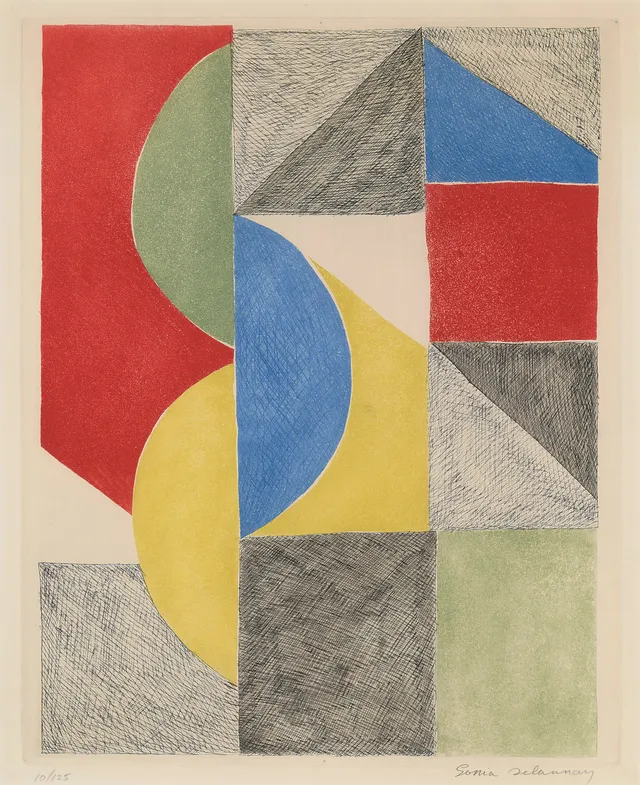 Delaunay, Sonia — "Venise (Venice)" 1969