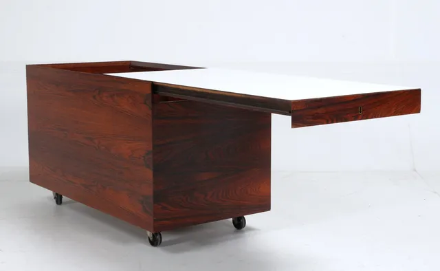 Poul Nørreklit. Rosewood bar cabinet, 1960s