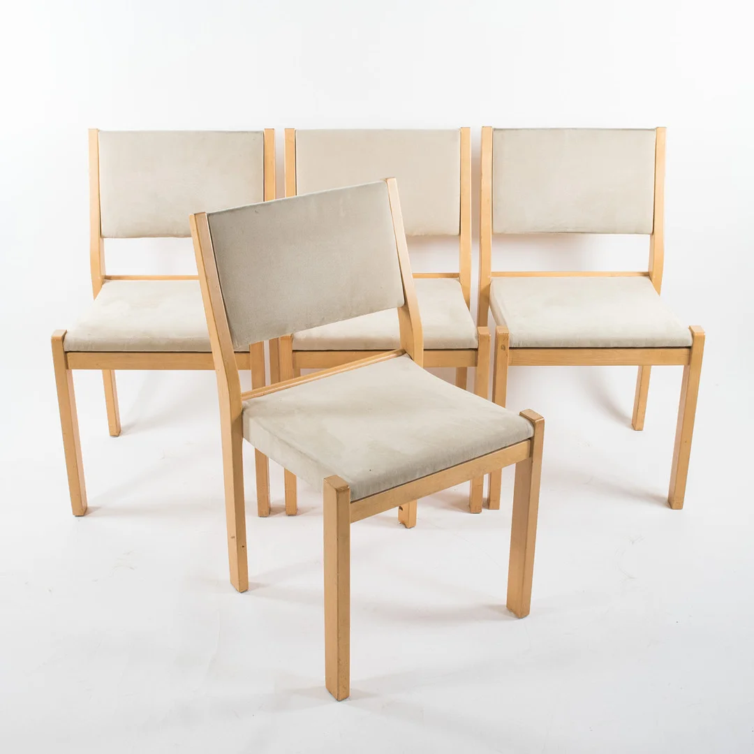 HELLEVI OJANEN. Stolar 4 st. modell 621, Artek sent 1900-tal. — Armchairs & Chairs — Stockholms Auktionsverk Helsinki