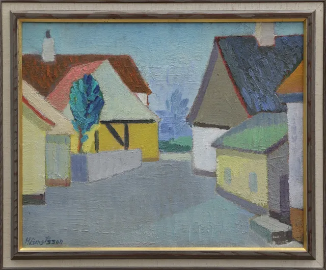HILMER BENGTSSON. OLJA, på duk, signerad.