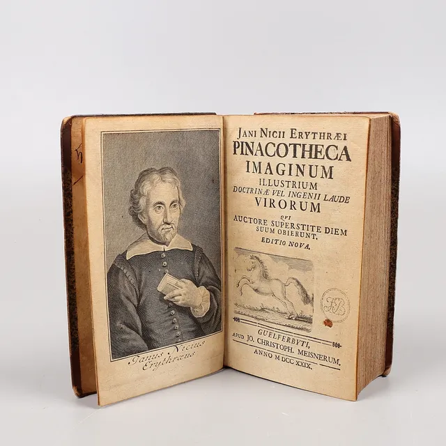 PINACOTHECA IMAGINUM, bok, 1729.