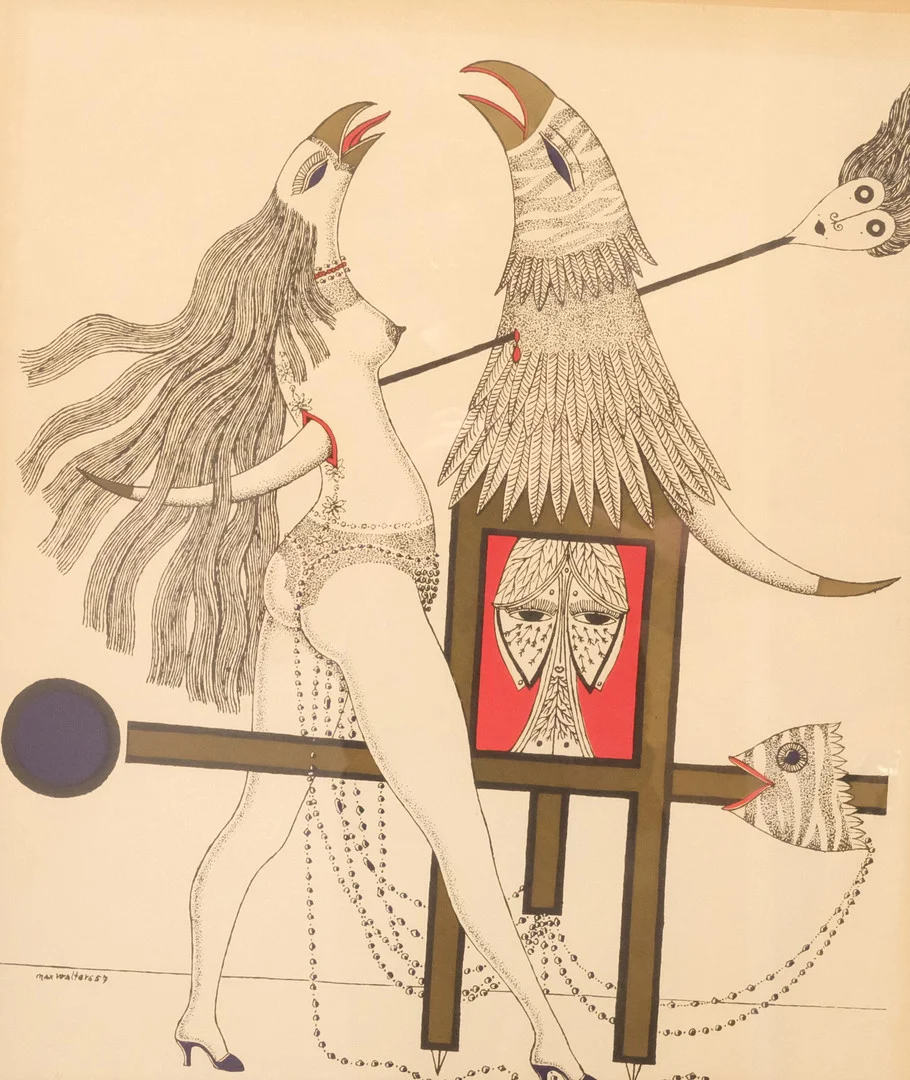 MAX WALTER SVANBERG. LITOGRAFI. — Engravings & Prints — Björnssons Auktionskammare