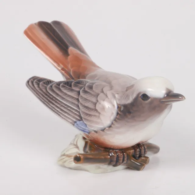 FIGURIN, fågel, porslin, Dahl Jensen, nr 1242, Danmark.